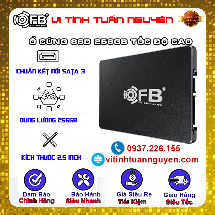 Ổ Cứng SSD 256G FBLINK Chính Hãng