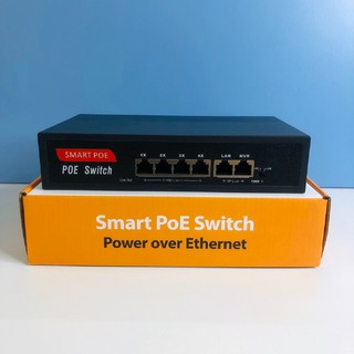 Switch Smart POE 4 Port + 2 Uplinks