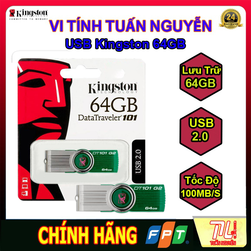 USB Kingstone 64G Chính Hãng