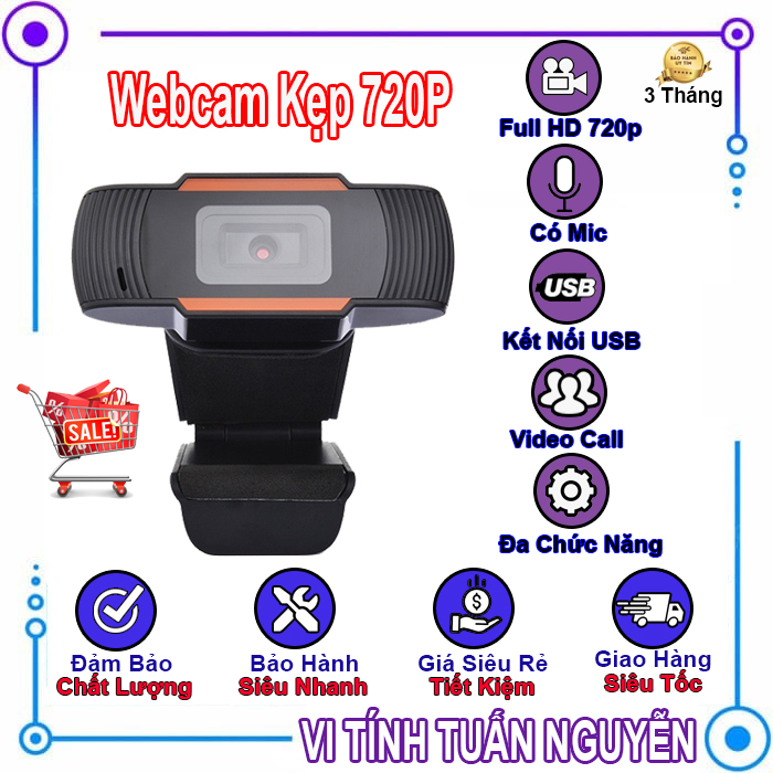 Webcam Kẹp X11 - 720P