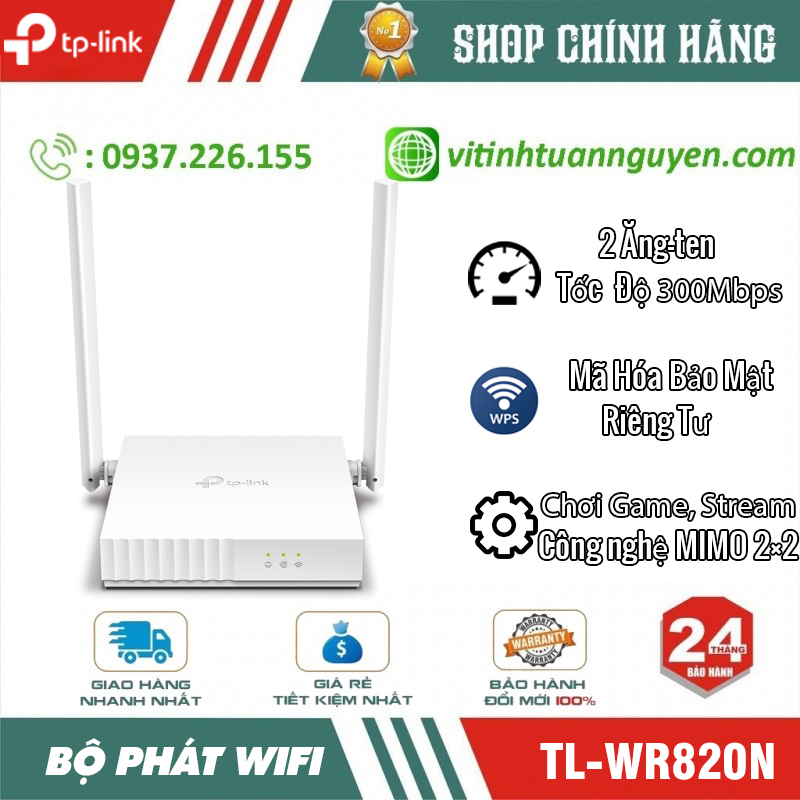 Phát Wifi Tplink TL-WR820N Chính Hãng