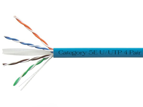 Category 5E U/UTP 4 Pair Cable PVC E Series, Blue