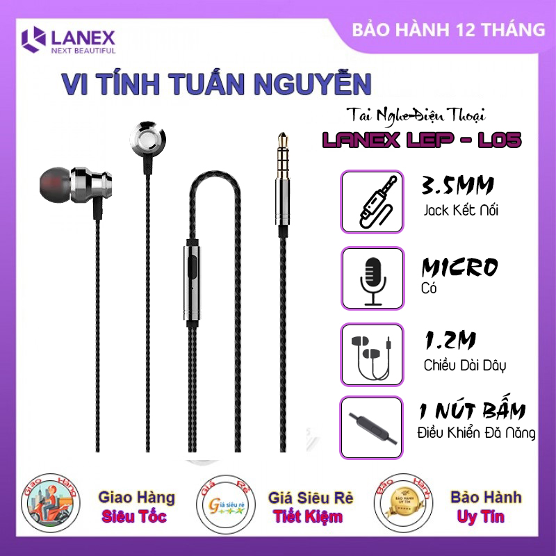 Tai Nghe Điện Thoại Lanex Lep - L05 