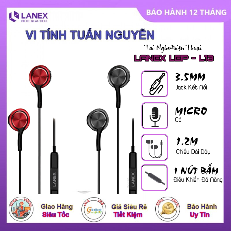 Tai Nghe Điện Thoại Lanex Lep - L13