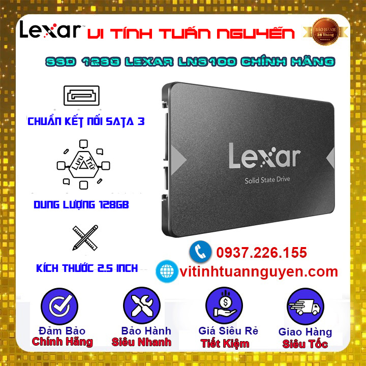 SSD 128G LEXAR LNS100 Chính Hãng