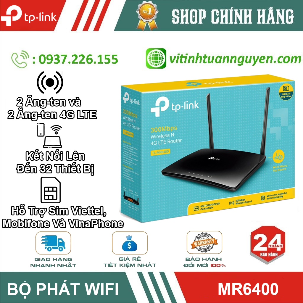 Phát Wifi TpLink MR6400 4G