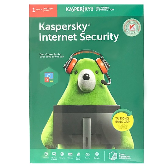 Phần Mềm KASPERKEY INTERNET SECURITY 1 PC 2019
