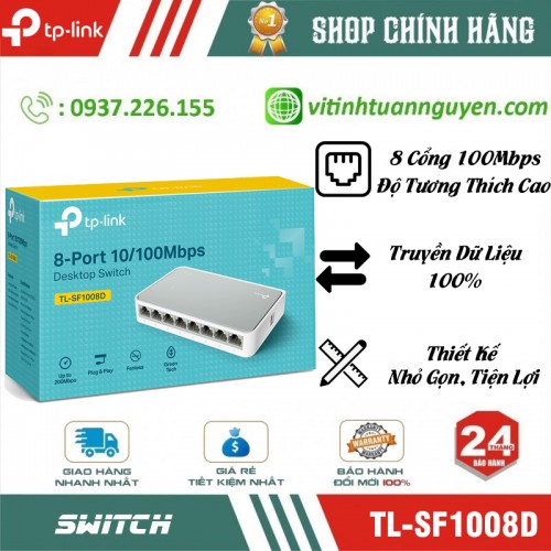Switch Tplink 8 Port 10/100MB TL-SF1008D