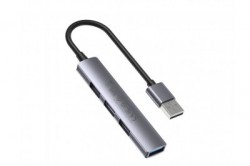 HUB Type C -> USB 3.0 + USB 2.0 20cm H1208B Unitek Chính Hãng