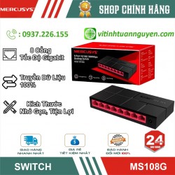 Switch Chia Mạng Mercusys 8 Port 1g