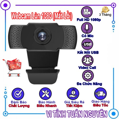 Webcam Lun 1080 Dây USB (Mắt Lồi)
