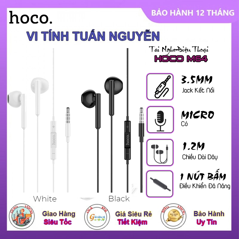Tai Nghe Điện Thoại Hoco M64