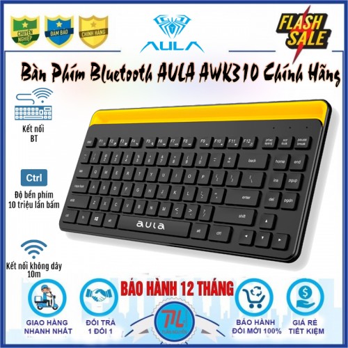 Bàn Phím Bluetooth AULA AWK310 Chính Hãng 