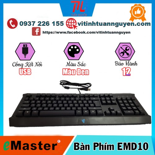 Bàn Phím Emaster EMD 10 Chính Hãng 