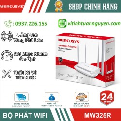 Phát Wifi Mercusys 4 Anten MW325R Chính Hãng