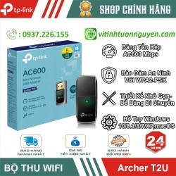 USB Thu Wifi 2 Băng Tần Tp link T2U Chính Hãng