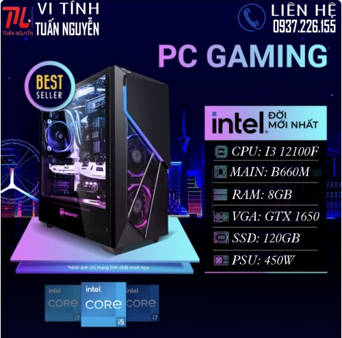 Thùng PC Gaming ( CPU i3_12100F, Main H660M )